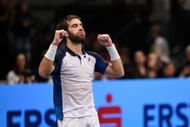 Borna Coric at the 2022 Erste Bank Open.
